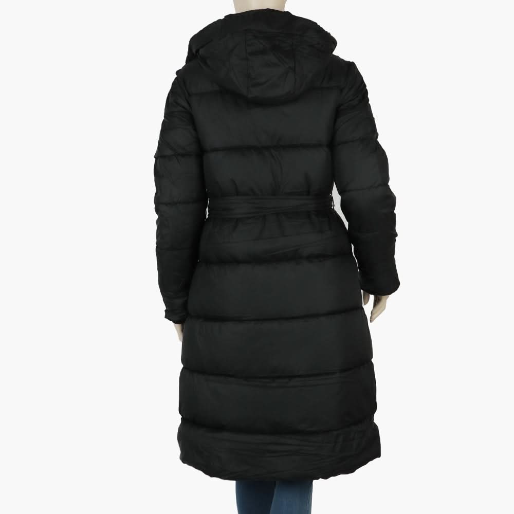 Women's Long Jacket - Black, Women Jackets, Chase Value, Chase Value