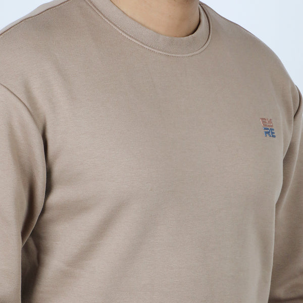 Men's Sweat Shirt - Light Brown, Men's Sweater & Sweat Shirts, Chase Value, Chase Value