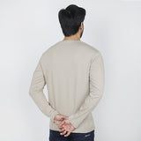 Eminent Men's Round Neck Full Sleeves T-Shirt - Grey, Men's T-Shirts & Polos, Eminent, Chase Value
