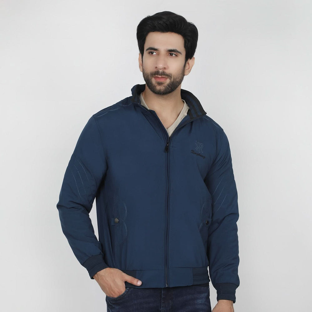 Men's Full Sleeves Jacket - Navy Blue, Men's Jackets & Hoodies, Chase Value, Chase Value