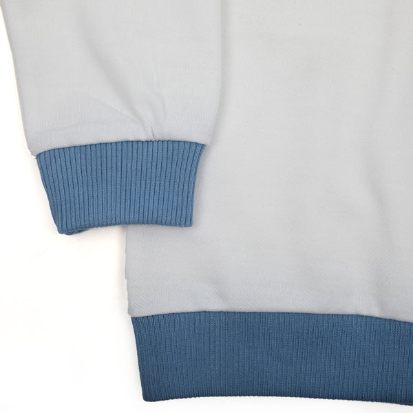 Boys Full Sleeves Sweat Shirt - White