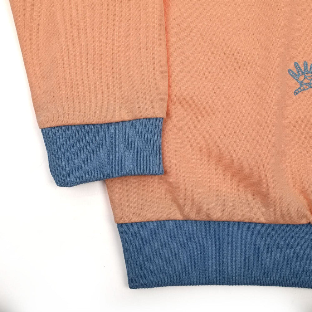 Boys Full Sleeves SweatShirt - Peach, Boys Hoodies & Sweat Shirts, Chase Value, Chase Value