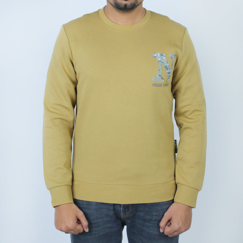 Men's Sweat Shirt - Light Brown, Men's Sweater & Sweat Shirts, Chase Value, Chase Value