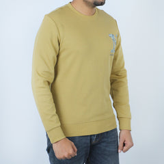 Men's Sweat Shirt - Light Brown, Men's Sweater & Sweat Shirts, Chase Value, Chase Value