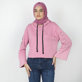 Women's Full Sleeves Hoodie Jacket - Pink, Women Sweatshirts & Hoodies, Chase Value, Chase Value
