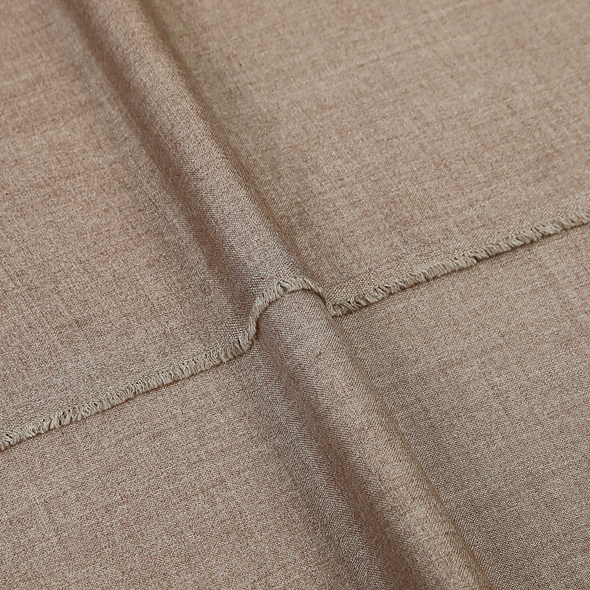 Men's Unstitched British Wool Suit - Light Brown, Men's Unstitched Fabric, Chase Value, Chase Value