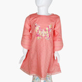Girls Embroidered Kurti - Pink, Girls Kurti, Chase Value, Chase Value