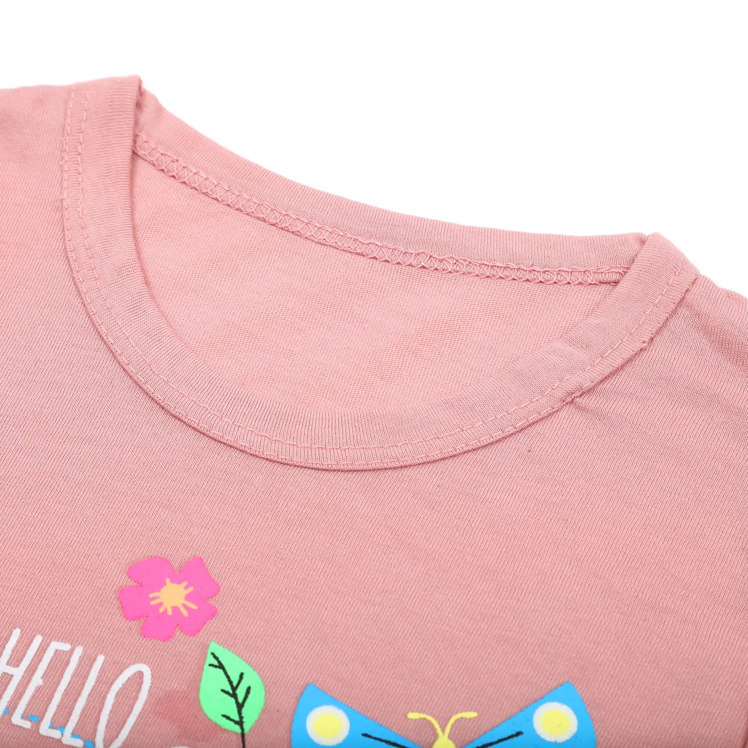 Girls Full Sleeves T-Shirt - Tea Pink, Girls T-Shirts, Chase Value, Chase Value