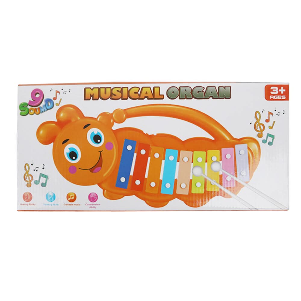 Piano Knocking Xylophone - Orange, Musical Toys, Chase Value, Chase Value