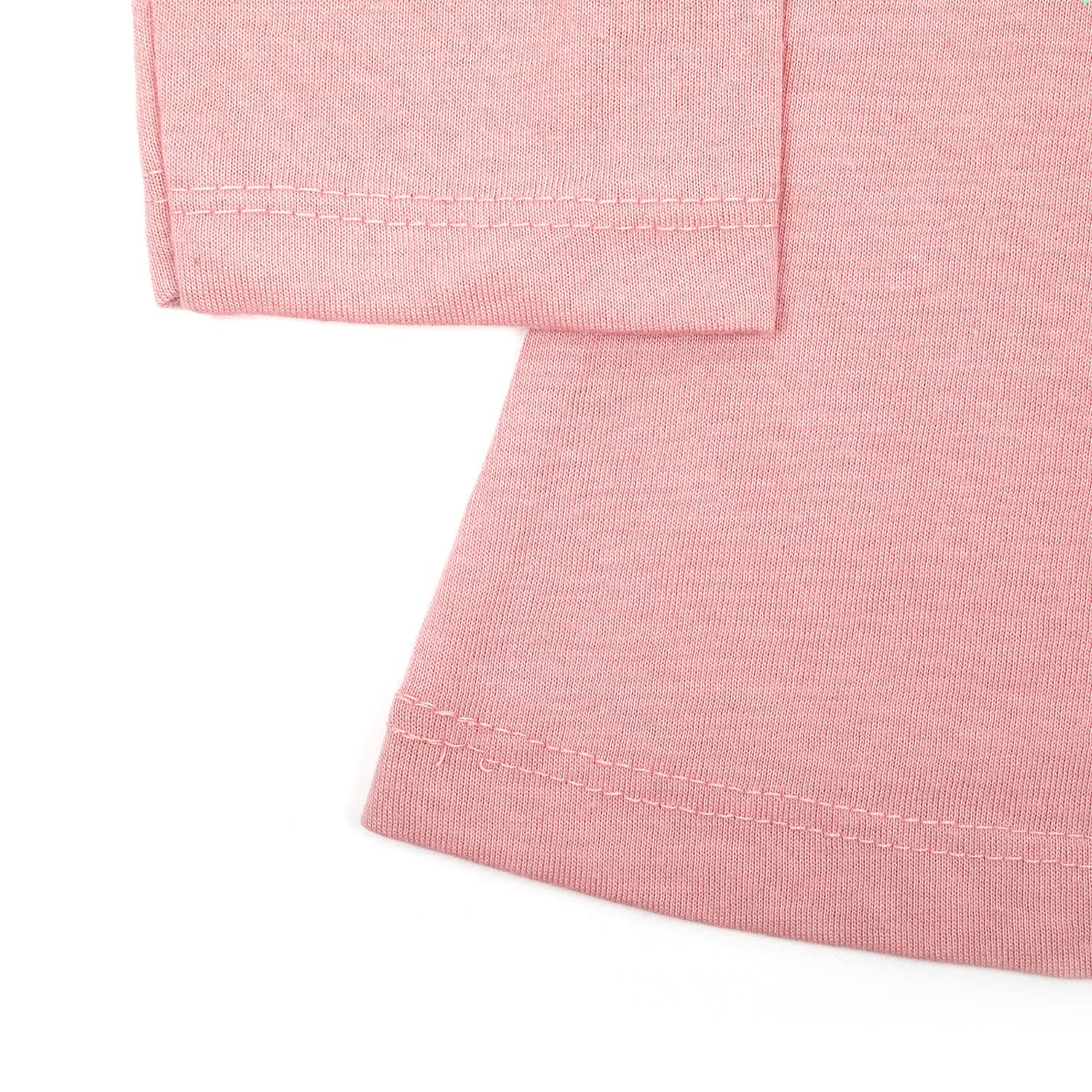 Girls Full Sleeves T-Shirt - Tea Pink, Girls T-Shirts, Chase Value, Chase Value