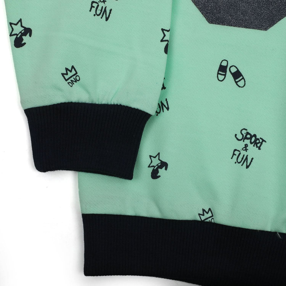 Boys Full Sleeves Pyjama Suit - Light Green, Boys Sets & Suits, Chase Value, Chase Value