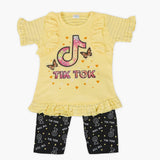 Girls Half Sleeves Suit - Yellow, Girls Suits, Chase Value, Chase Value