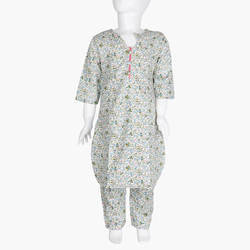 Girls Printed Shalwarsuit - Multi Color, Girls Shalwar Kameez, Chase Value, Chase Value