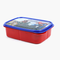Oval Lunch Box - Blue & Red