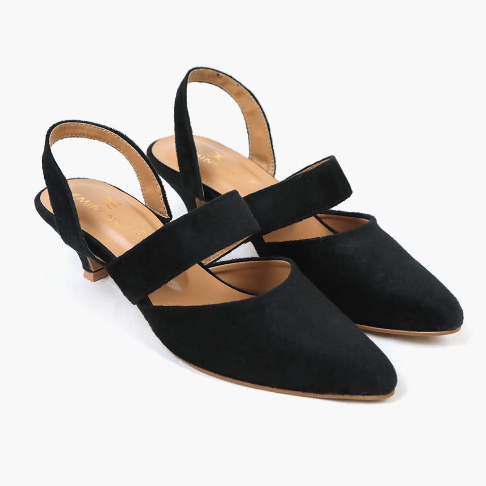 Eminent Women's Heel Banto Slipper - Black, Women Heels, Eminent, Chase Value
