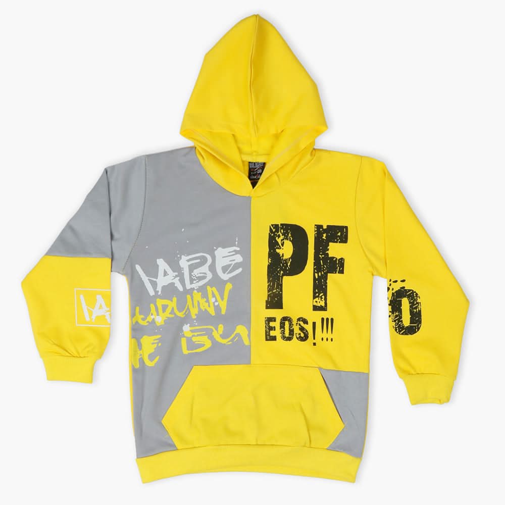 Boys Hoodie T-Shirt - Yellow, Boys Hoodies & Sweat Shirts, Chase Value, Chase Value