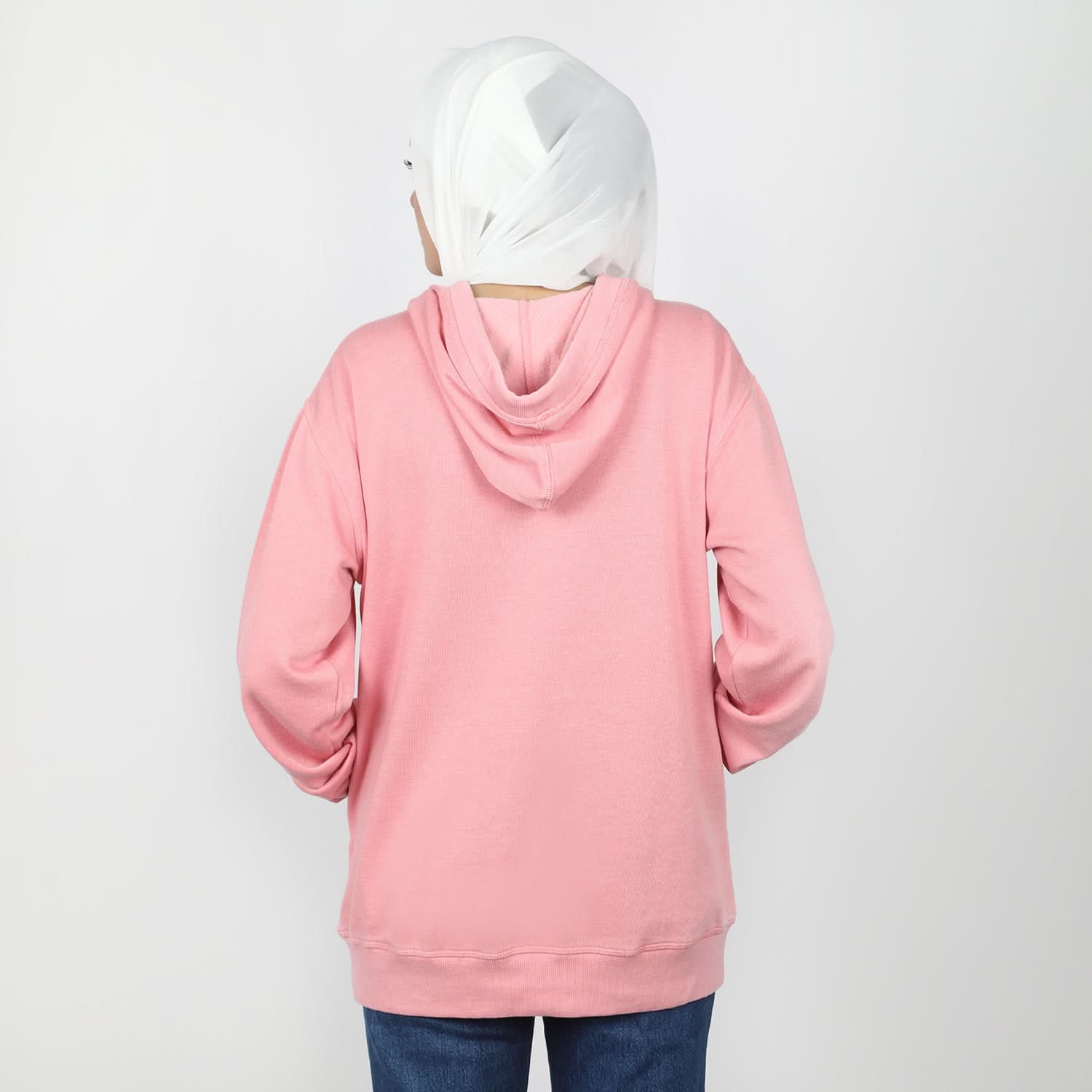 Women's Full Sleeves Hoodie Jacket - Pink, Women Sweatshirts & Hoodies, Chase Value, Chase Value