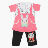 Girls Half Sleeves Suit - Pink, Girls Suits, Chase Value, Chase Value
