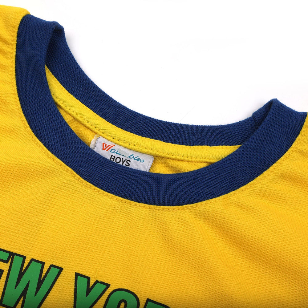 Boys Full Sleeves SweatShirt - Yellow, Boys Hoodies & Sweat Shirts, Chase Value, Chase Value