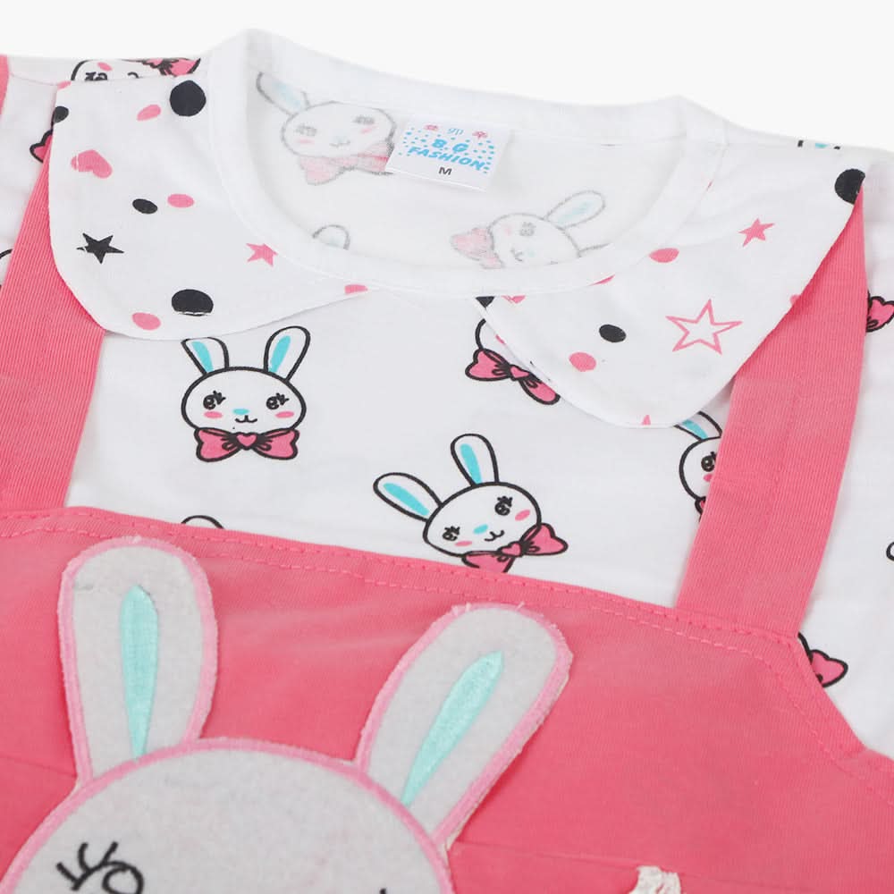 Girls Half Sleeves Suit - Pink, Girls Suits, Chase Value, Chase Value