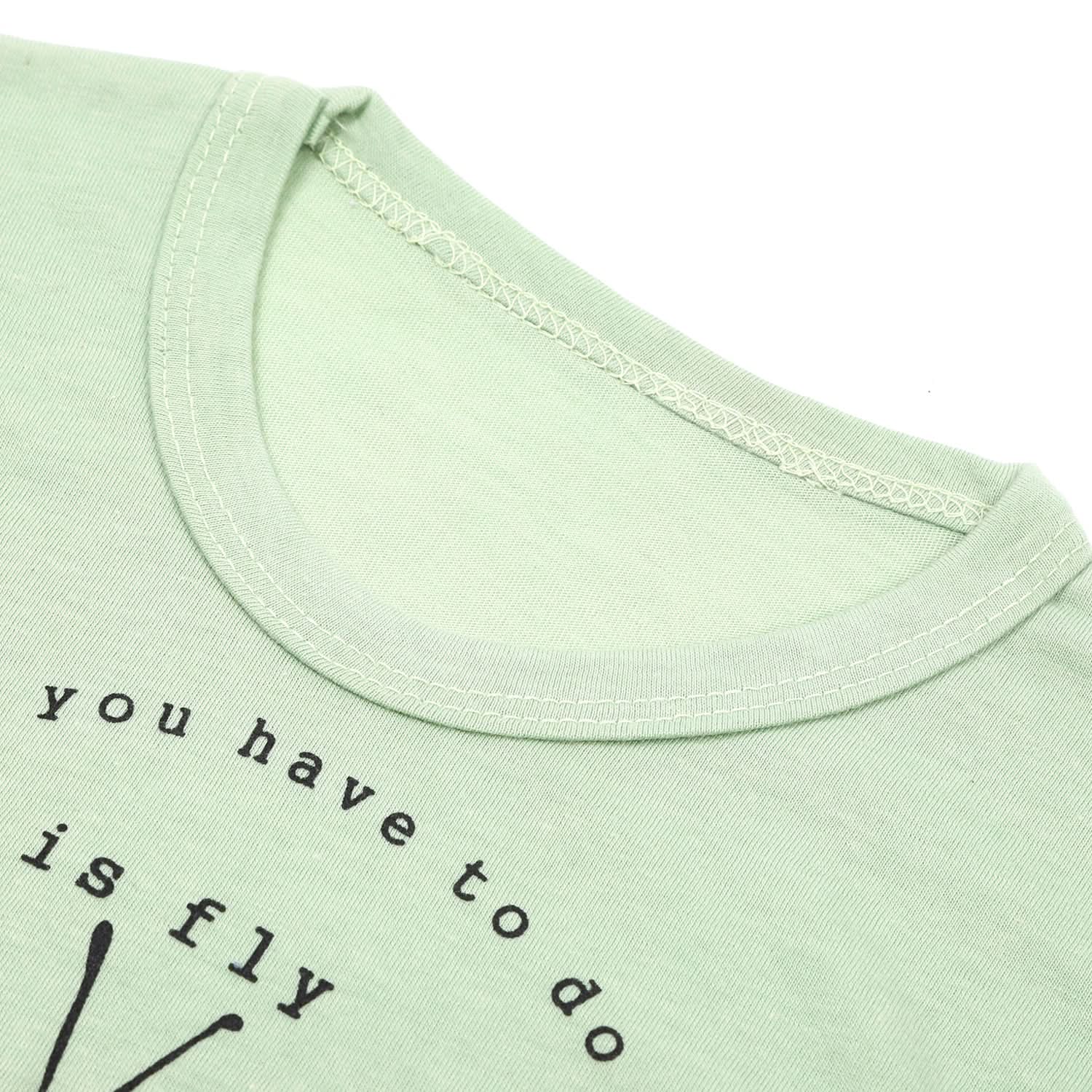 Girls Full Sleeves T-Shirt - Light Green, Girls T-Shirts, Chase Value, Chase Value