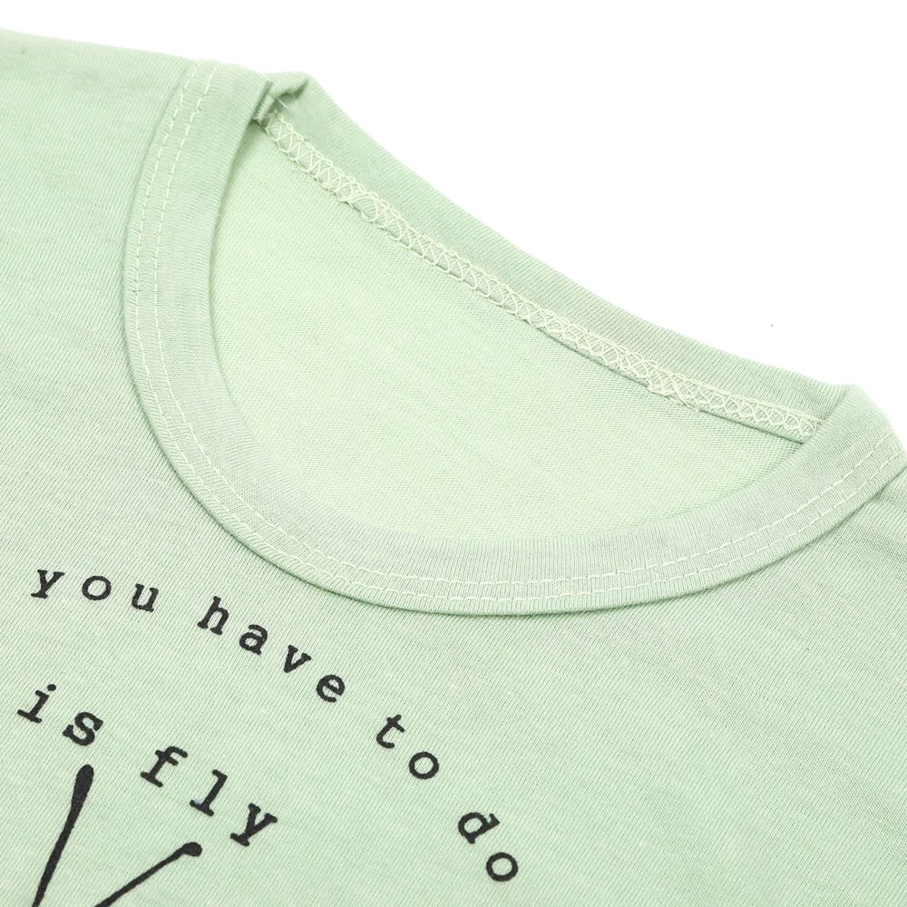 Girls Full Sleeves T-Shirt - Light Green, Girls T-Shirts, Chase Value, Chase Value