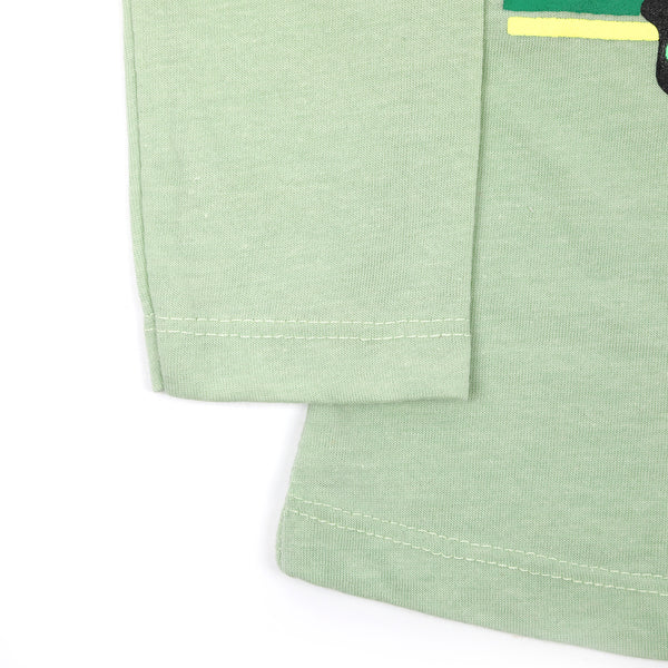 Girls Full Sleeves T-Shirt - Light Green