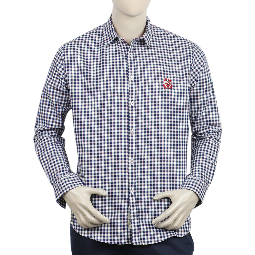 Eminent Men's Casual Check Shirt - Blue