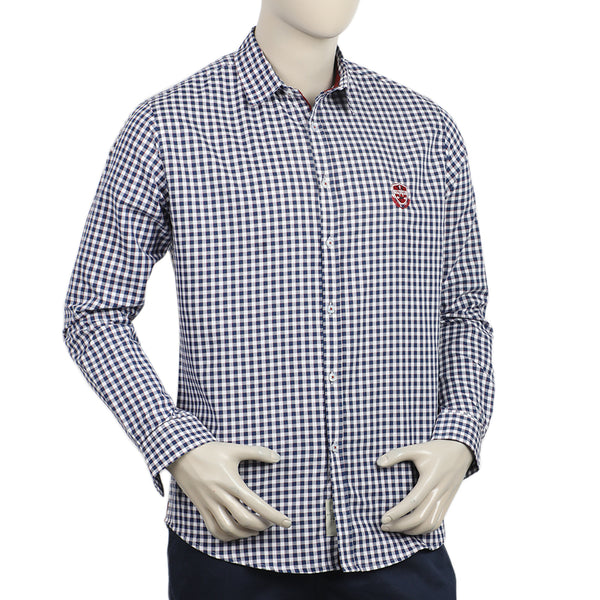 Eminent Men's Casual Check Shirt - Blue