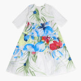 Girls Printed Frock Half Sleeves - Multi Color, Girls Frocks, Chase Value, Chase Value