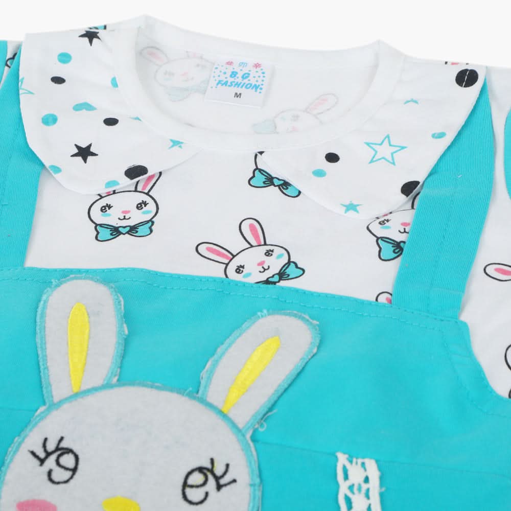 Girls Half Sleeves Suit - Ferozi, Girls Suits, Chase Value, Chase Value