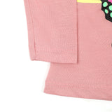 Girls Full Sleeves T-Shirt - Tea Pink, Girls T-Shirts, Chase Value, Chase Value