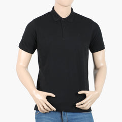 Men's Polo Half Sleeves T-Shirt - Black, Men's T-Shirts & Polos, Chase Value, Chase Value