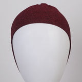 Women's Glitter Hijab Cap - Maroon, Women Hijab Caps, Chase Value, Chase Value
