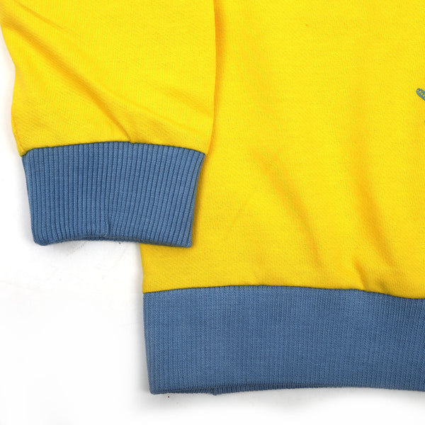 Boys Full Sleeves Sweat Shirt - Yellow