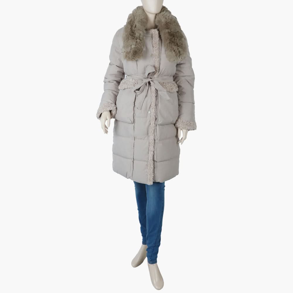 Women's Long Jacket - Khaki, Women Jackets, Chase Value, Chase Value