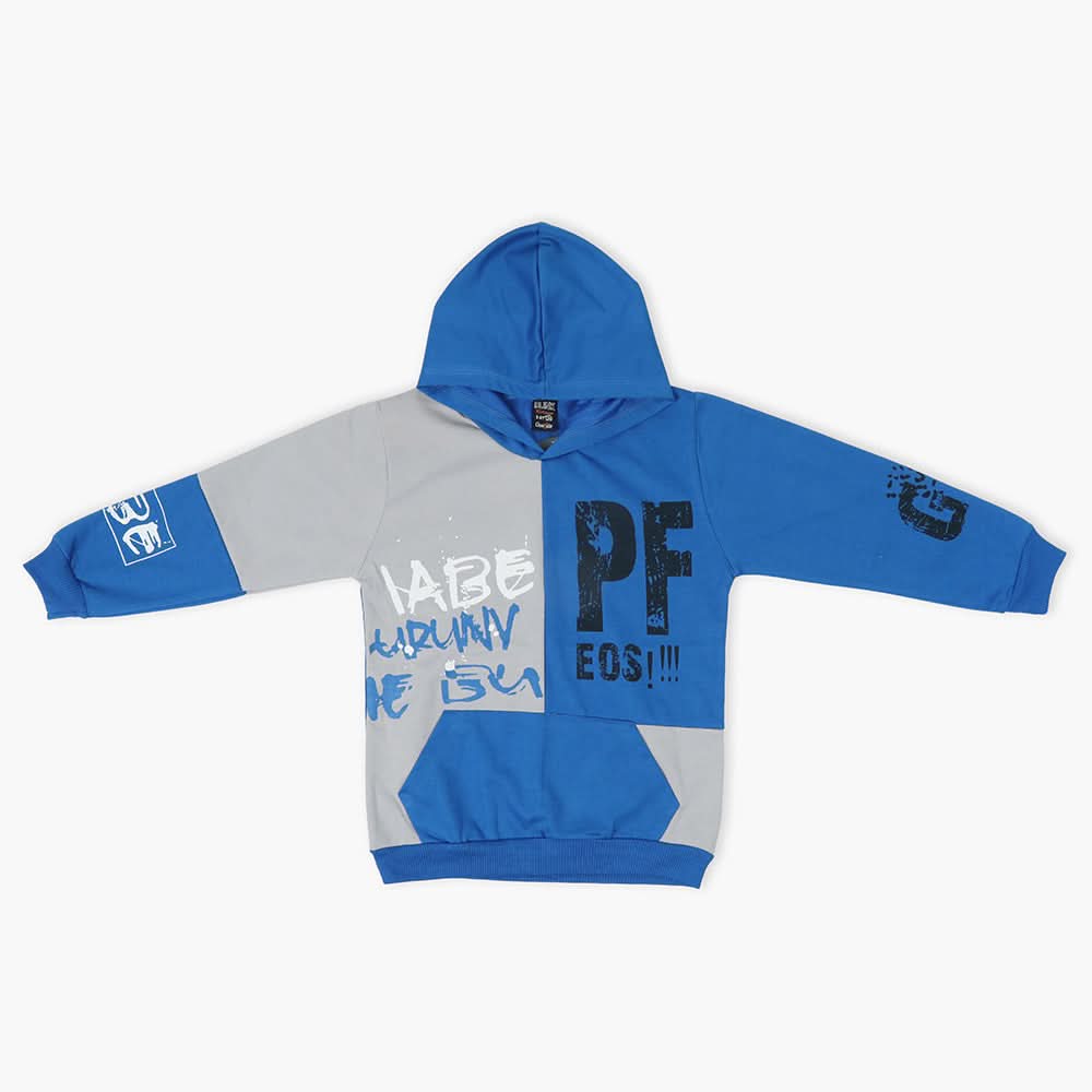 Boys Hoodie T-Shirt - Blue, Boys Hoodies & Sweat Shirts, Chase Value, Chase Value
