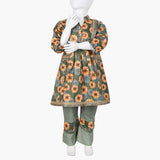 Girls Embroided Shalwar Suits  - Green, Girls Suits, Chase Value, Chase Value