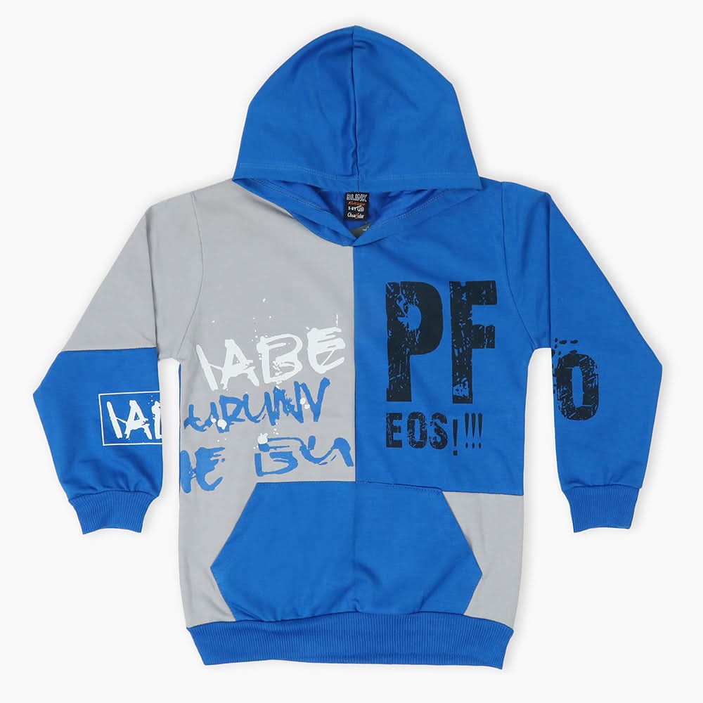 Boys Hoodie T-Shirt - Blue, Boys Hoodies & Sweat Shirts, Chase Value, Chase Value