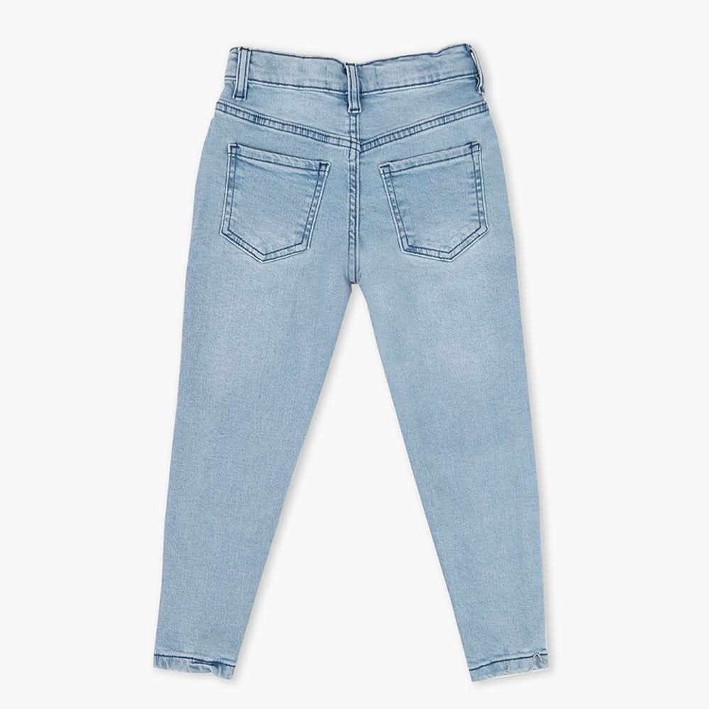 Eminent Girls High Rise Skinny Pant - Mid Blue, Girls Pants & Capri, Eminent, Chase Value