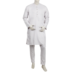 Eminent Men's Kurta Pajama Suit - Light Grey