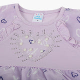 Girls Half Sleeves Suit - Light Purple, Girls Suits, Chase Value, Chase Value