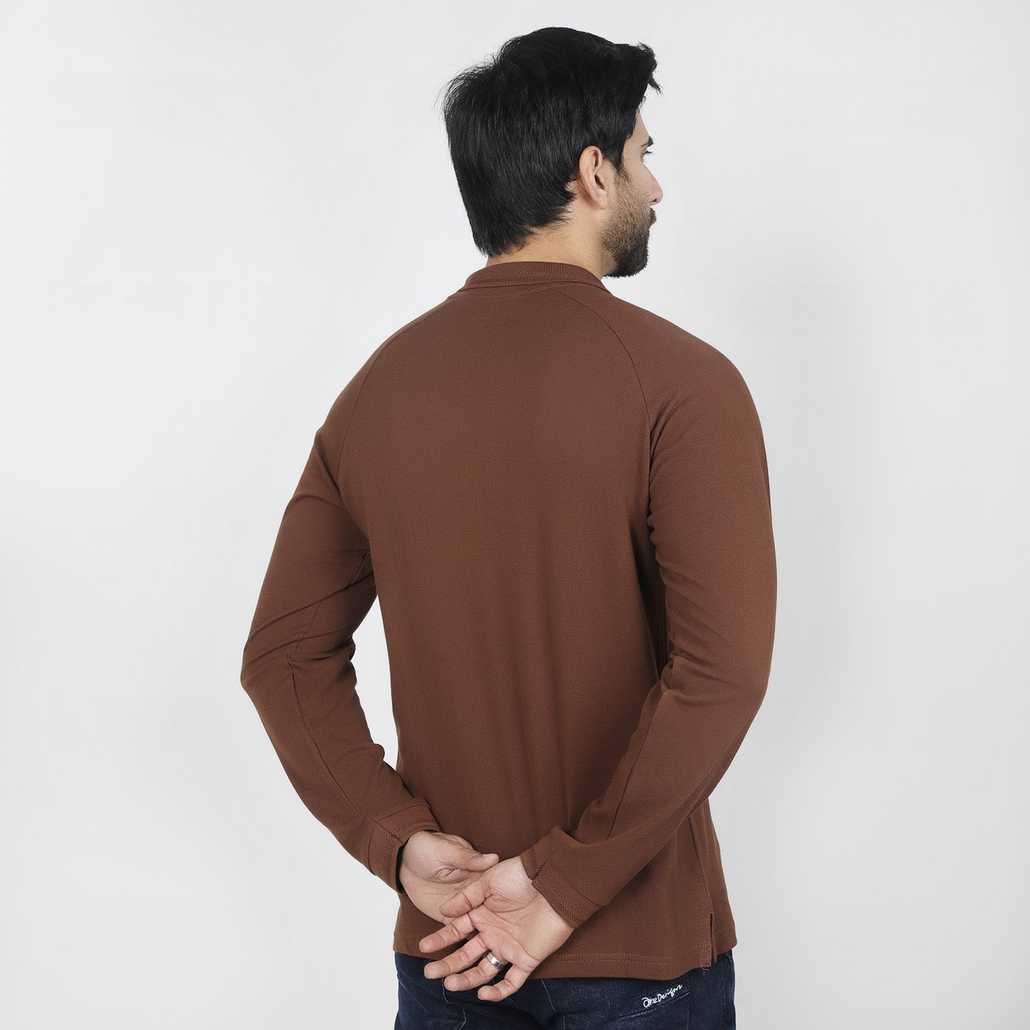 Eminent Men's Full Sleeves Polo T-Shirt - Brown, Men's T-Shirts & Polos, Eminent, Chase Value