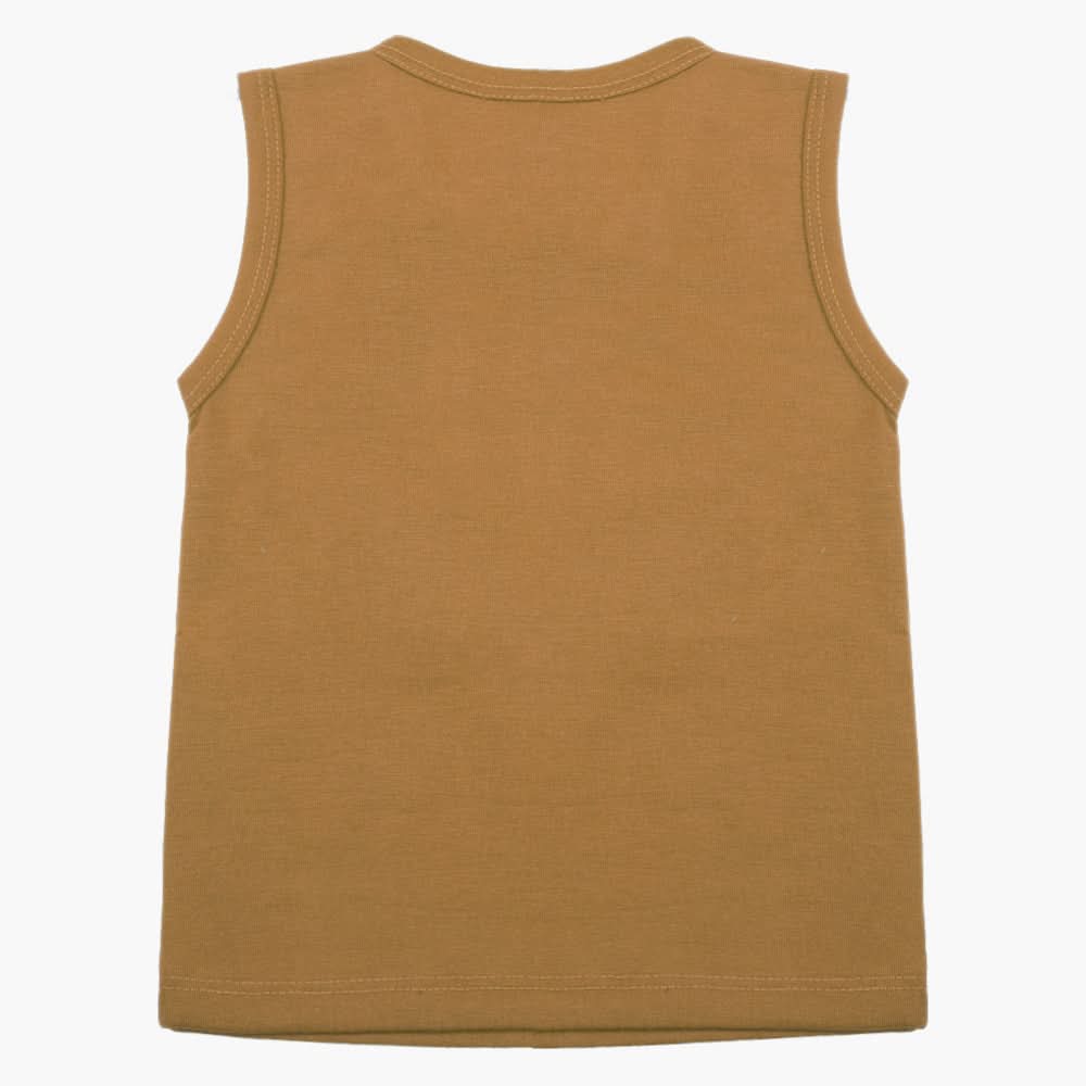 Boys Sando T-Shirt - Mustard, Boys T-Shirts, Chase Value, Chase Value