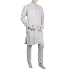 Eminent Men's Kurta Pajama Suit - Light Grey