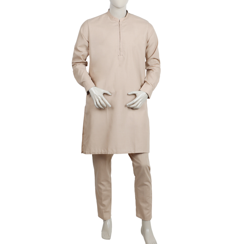 Eminent Men's Kurta Pajama Suit - Beige