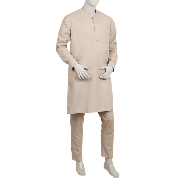 Eminent Men's Kurta Pajama Suit - Beige