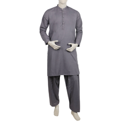 Men's Fancy Shalwar Suit - Plum