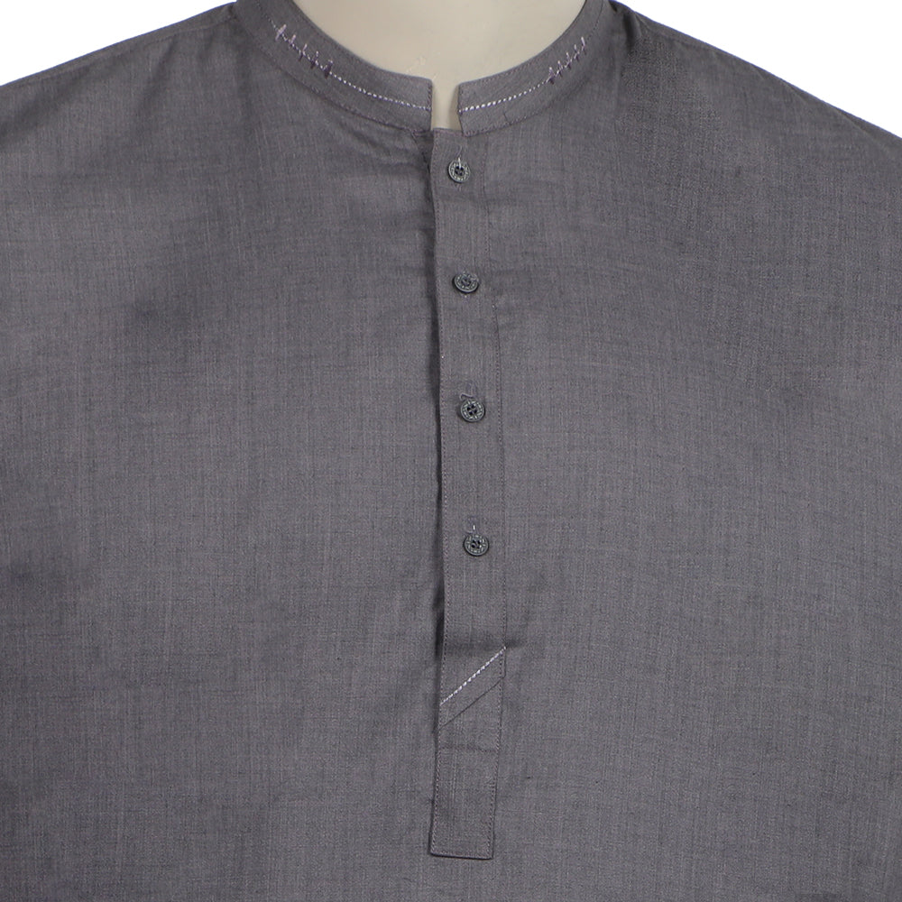Men's Fancy Shalwar Suit - Plum, Men's Shalwar Kameez, Chase Value, Chase Value