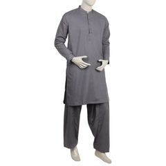 Men's Fancy Shalwar Suit - Plum